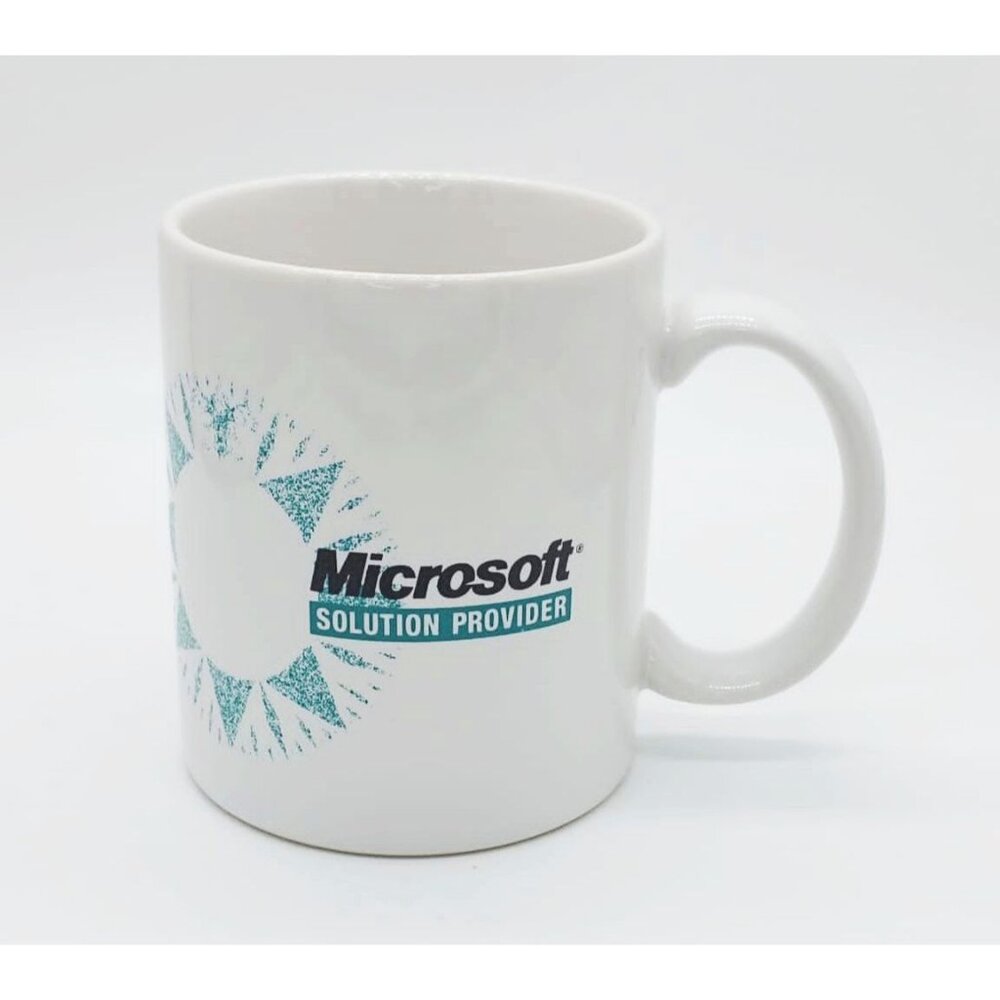 Vintage Microsoft ‘PacMan’ Logo Mug, Collectible